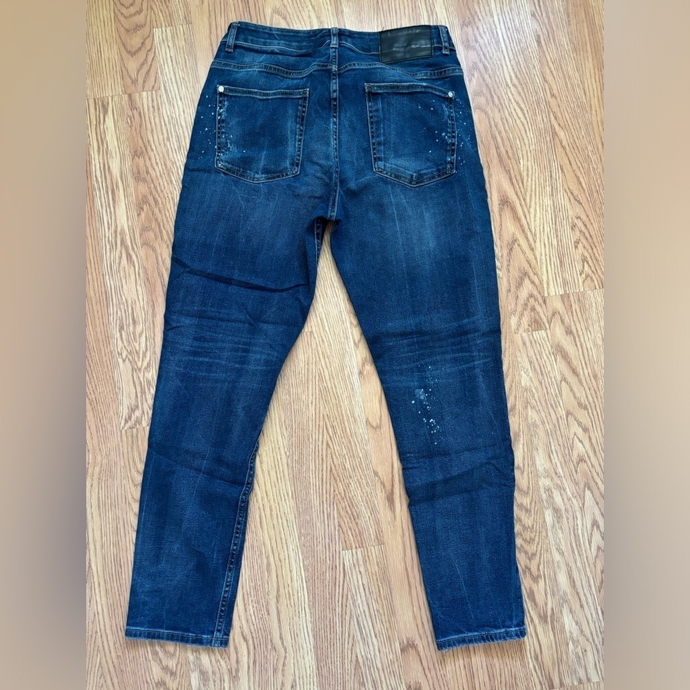 Zara denim splatter paint 32 - Picture 8 of 11